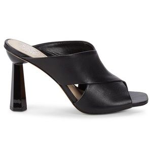 Vince Camuto Averessa leather slide heeled sandals 9.5